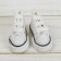Doll sneakers, sole length 3.8 cm, white color