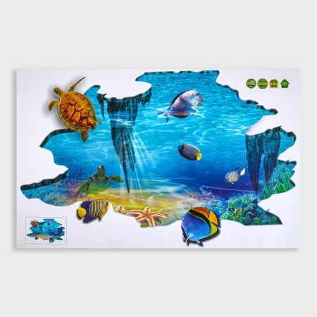 Sticker 3D Interior Sea 90*60cm-1