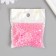 Beads for creativity Plastic "Rhombus Crystal Holographs Pink" set 20 grams 0.4x0.4 cm