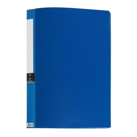 A4 folder, 60 transparent files, 400 μm, mix-2