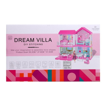 Townhouse doll House, with a doll and accessories-12