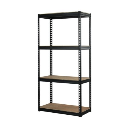Stella for the warehouse, metal, floor, 4 shelves, 150 × 70 × 30 cm, black