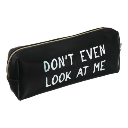 Penal is soft, 1 compartment, 80 x 215 x 50 mm, voluminous, Devente "I do not violate the rules", artificial leather with a pen, mix-2