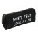 Penal is soft, 1 compartment, 80 x 215 x 50 mm, voluminous, Devente "I do not violate the rules", artificial leather with a pen, mix