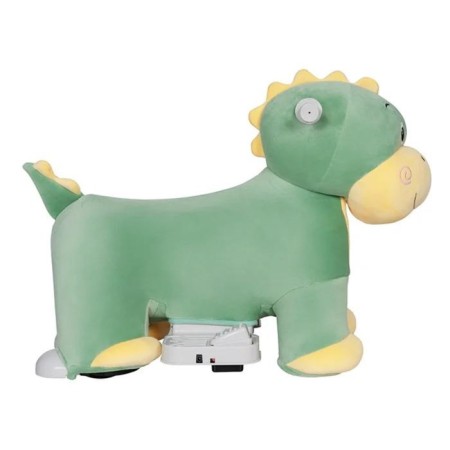 Children's electric car Farfello Dinosaurus, green color-2
