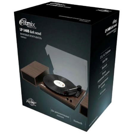 Vinyl player Ritmix LP-340B Dark Wood-6
