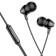 Hoco M94 headphones, wired, vacuum, microphone, 1.2 m, black