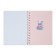Notebook Gift Book on the comb 80l, line, color block, PVC cover 3D Bear (17.6x13.5cm) 105