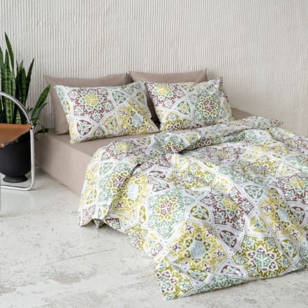 DIU pillowcase set, size 50x70 cm, mustard color, 2 pcs-2