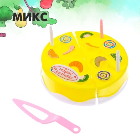 Game set for cutting Mini Tortik with accessories, mix-4