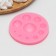 Mold "circles in the grid", silicone, d = 10 cm, color mix