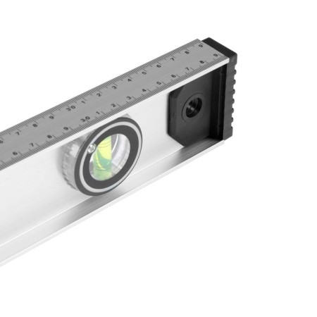 Aluminum tundra level "Rail", 3 eyes (1 rotary), 400 mm-5