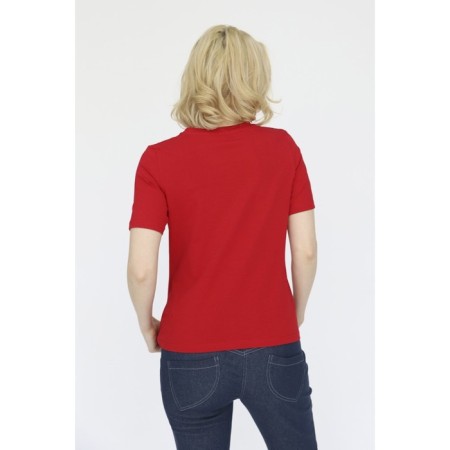Women's T-shirt with a V-neck, size 54-1