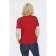 Women's T-shirt with a V-neck, size 54