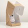Packaging for one cupcake with a window, craft, 12.5 x 9.5 x 9.5 cm
