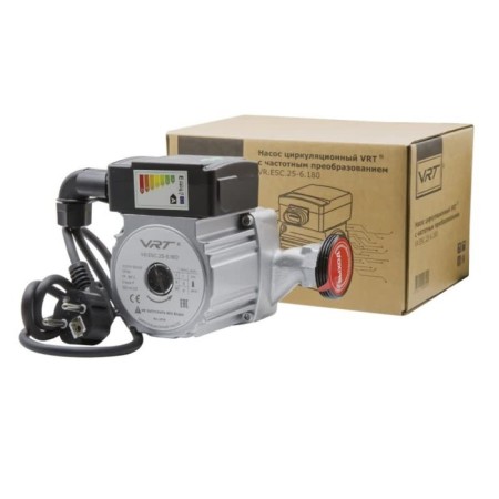 Circulation pump vrt vr.esc.25-6.180, 5-45 watts, pressure 6 m, 60 l/min, cable 1.2 m, cast iron-6