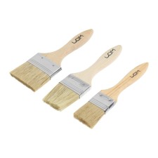 Set of brushes scrap, natural bristles, wooden handle, 1.5-2.5 