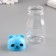 Bank for scrapbooking plastic "Panda" 75 ml mix 4.3x4.3x9.2 cm
