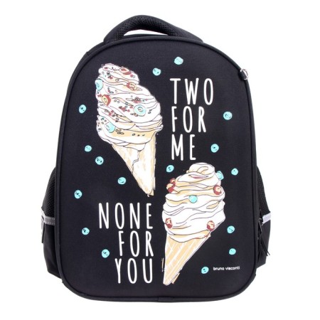 Frame backpack 38 x 30 x 20 cm, Penal as a gift, Bruno visconti "Ice cream"-2