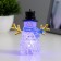 Night Snowman LED 1W RGB 3HLR44 Transparent 8x8x10cm Risalux