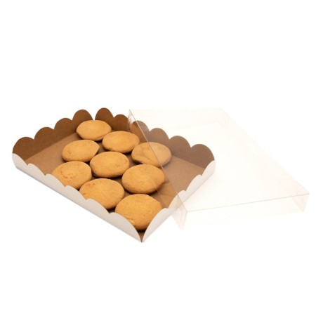 Box for cookies, craft, 22 x 15 x 3 cm-1