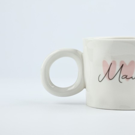 Mother's Day. Ceramic mug "Mom", 400 ml-1