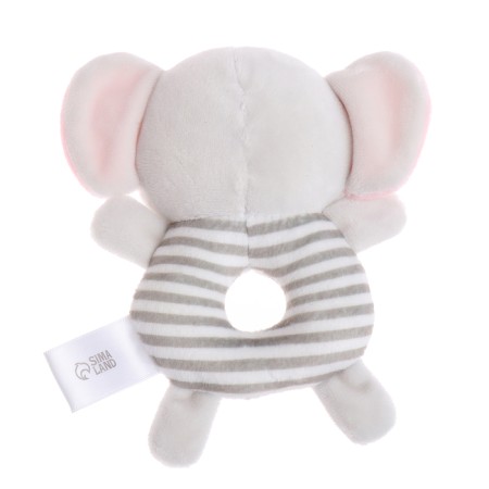 Developing rattle "elephant", color gray color-1