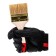 Brush Flat bison 01099-075_z01, light bristle, wooden pen, 75mm