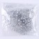 Field for decor with beads, length - 4.8 m, silver color