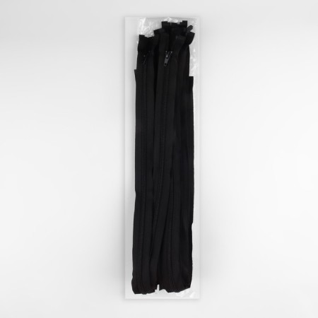 Lightning "Spiral", No. 7, detachable, castle machine, 80 cm, black color No. 322-2