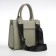 Female bag Textura, tout, average size, khaki color
