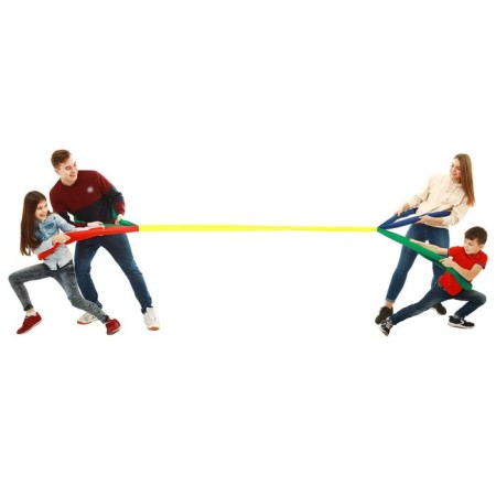 Twisting loops, the game “Who is stronger No. 2”, length 2 m