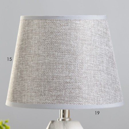 Adeli table lamp E14 40W white-gray 21x21x34 cm Risalux-2