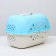 Carriage for animals is plastic, 47.5 x 33 x 31 cm, blue
