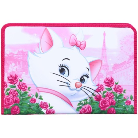 A4 Labor folder with a pencil case, on a zipper, textiles, cats aristocrats-6