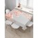 Tables on the table "Cherry under the sky", rectangular, Saten, size 120x145 cm