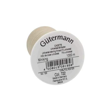 Miniking universal thread, 1000 m, 715263 (722 light beige)-1