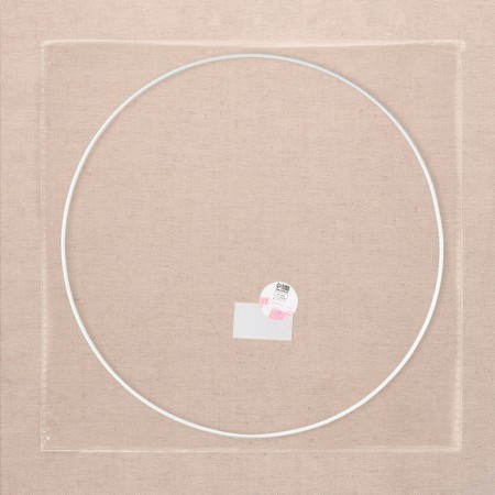 The basis for the macram "circle", metal, d = 30/30.6 cm, white color-2
