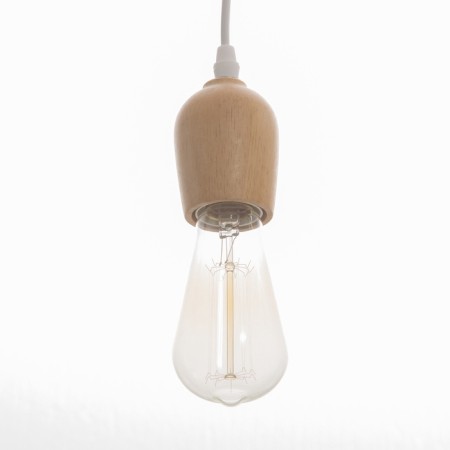 Suspension lamp "Claud" drop 1x40W E27 white 5x6.5x95cm-1