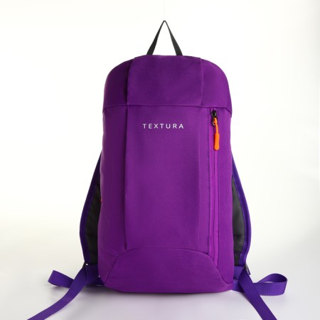 Sports' backpack on lightning, Textura, external pocket, purple color-3