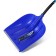 Lapata plastic, bucket 400 × 525 mm, with aluminum bar, aluminum. Ergonomic stalk, "Elbrus"