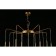 Suspended chandelier Carla LED 3000K 136W