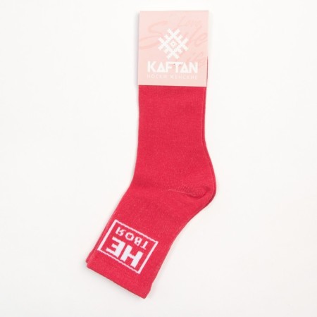 CAFTAN socks "not your" p. 36-40 (23-25 ​​cm), red-4