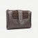 Women's wallet on the button, bronze color