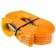 Ribbon SkyWay cable, 4 tons, 5 m, 2 hooks, reinforced, orange, s03101022