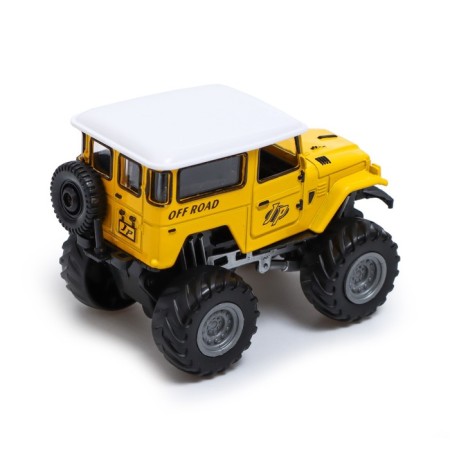 Metal machine "Big Future", inertial, yellow color-2