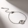 Bracelet-reinforcing "runes" energy, color silver, 17 cm