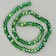 Glass beads, set 72 pcs., Size 1 pc. - 8 mm, green color