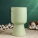 The pot "one that survived" 14x24cm, light green