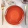 Ceramic serving dish "sapphire", 20.5 × 4 cm, orange color